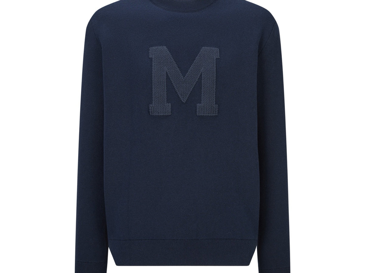 Falection FW26 Logo Patch Sweatshirt in Navy