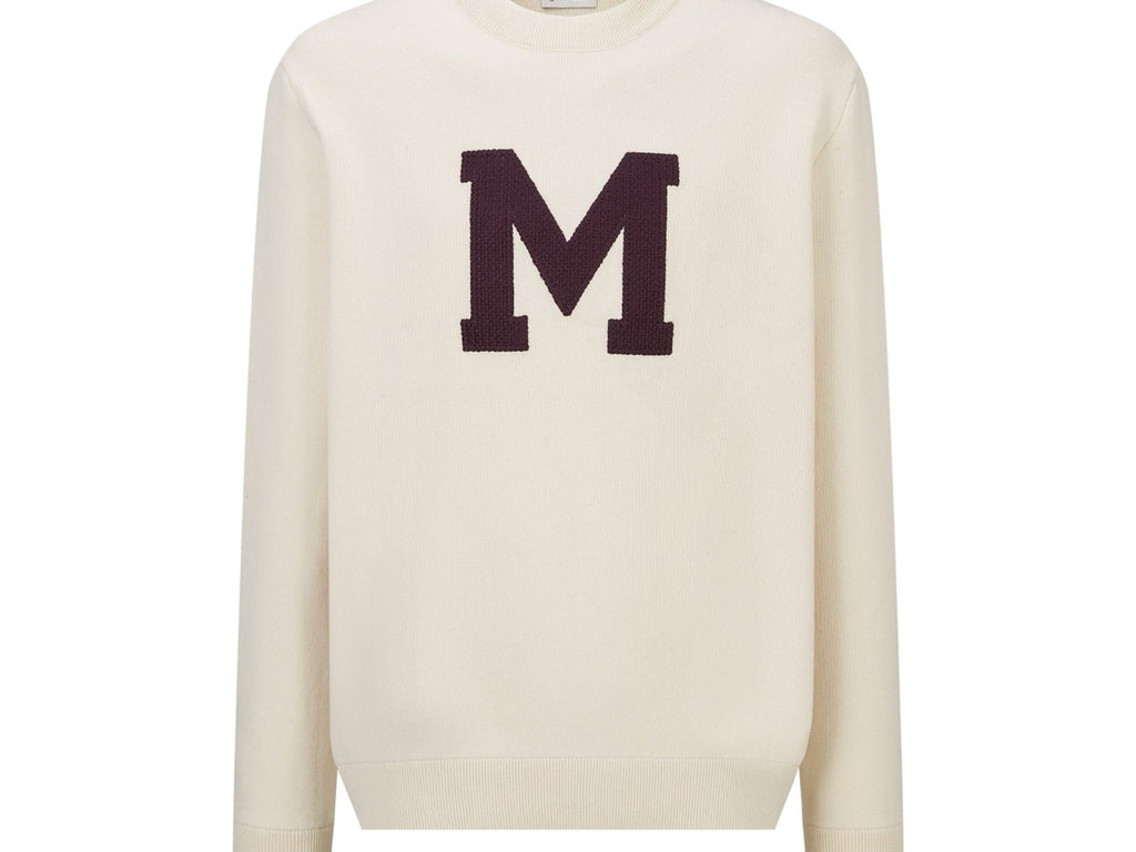 Falection FW26 Logo Patch Sweatshirt in Cream