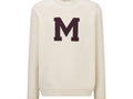 Falection FW26 Logo Patch Sweatshirt in Cream