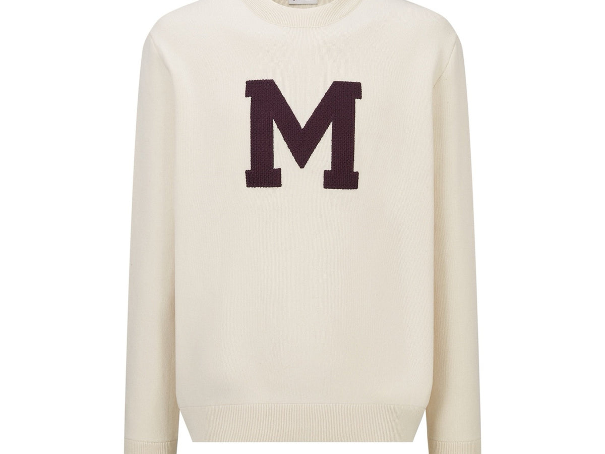 Falection FW26 Logo Patch Sweatshirt in Cream