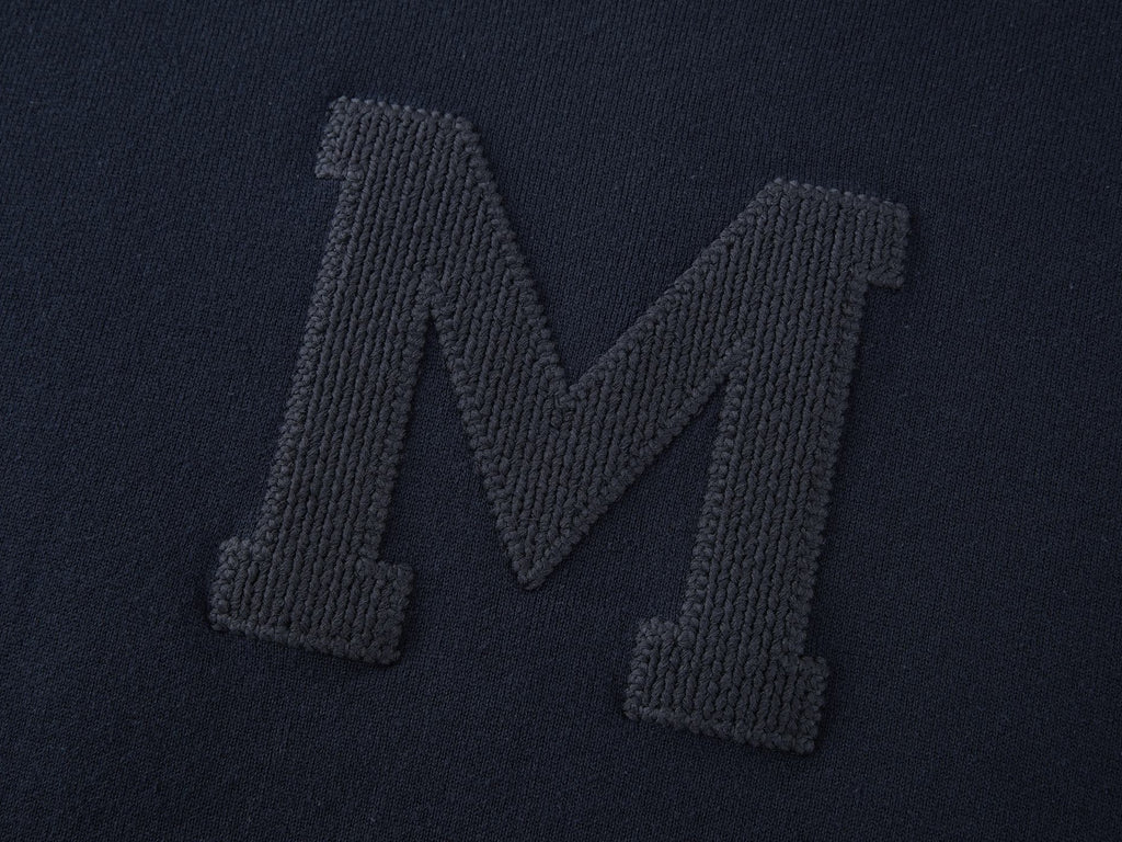 Falection FW26 Logo Patch Sweatshirt in Navy
