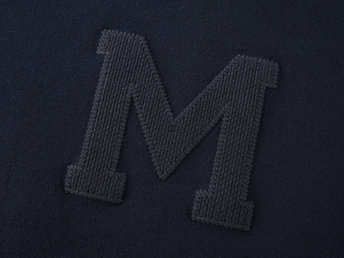 Falection FW26 Logo Patch Sweatshirt in Navy