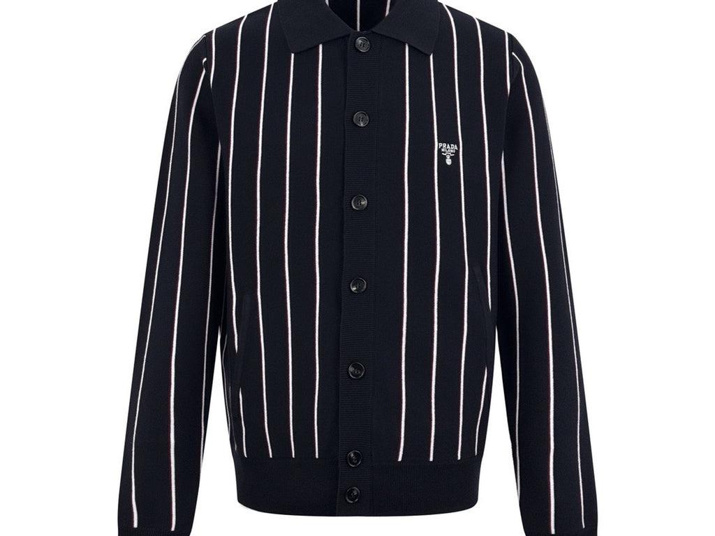 Falection FW26 Striped Wool Cardigan