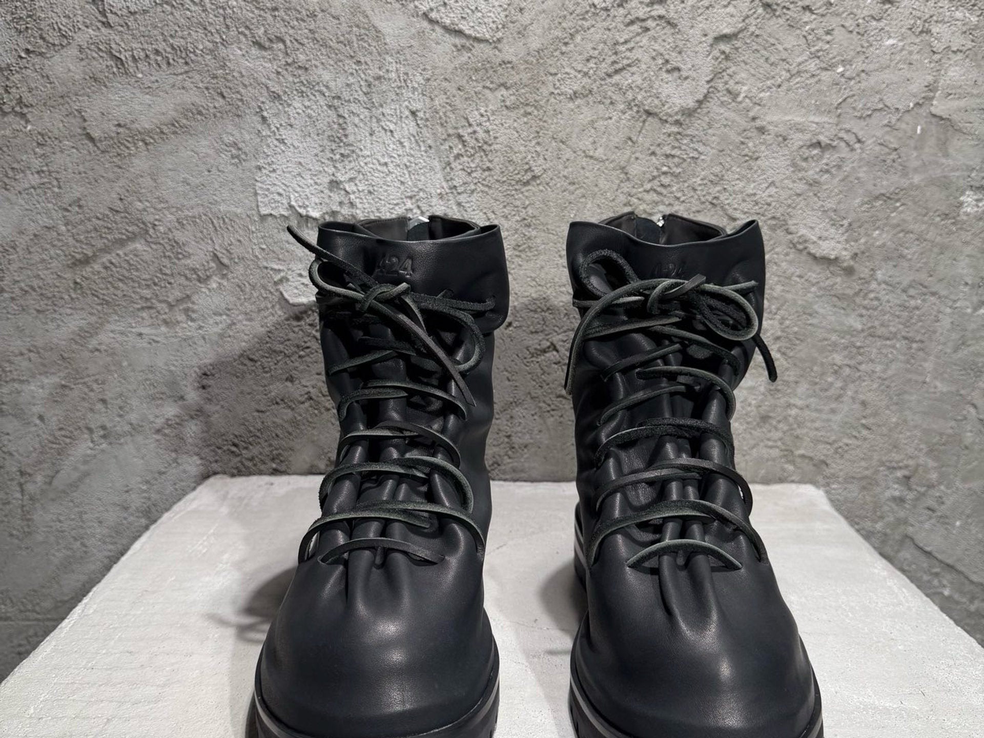 Falection 424 FW26 Laced Up Marathon Boot in Leather