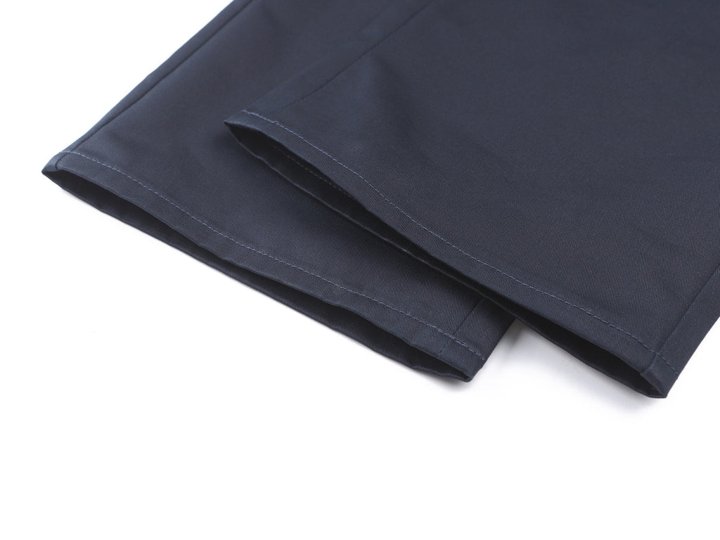 Falection FW26 Cotton Silk Casual Pants in Navy
