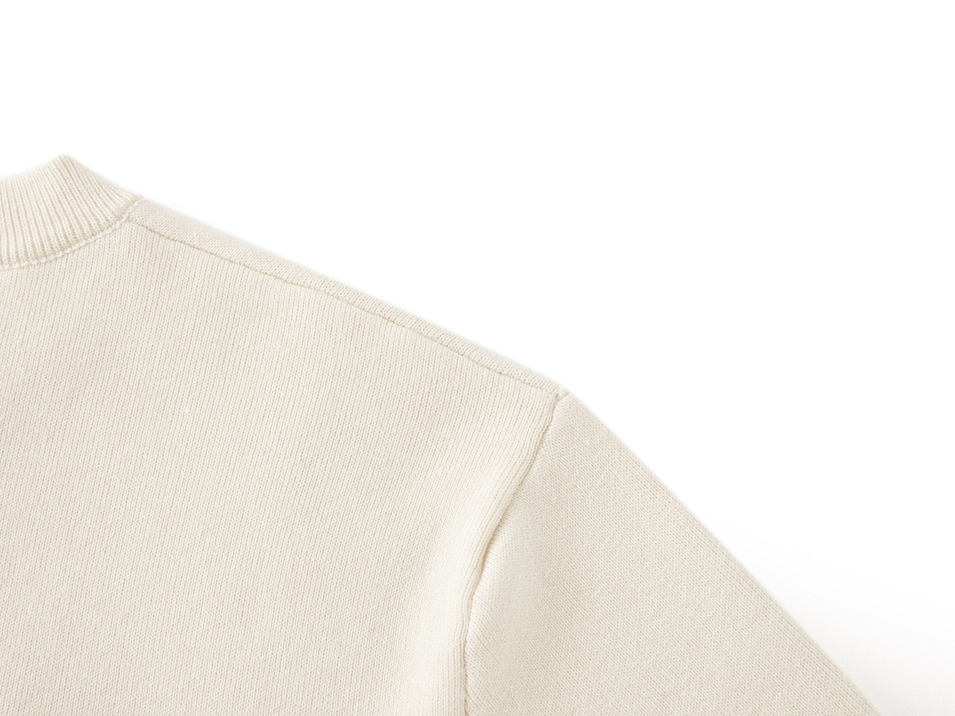 Falection FW26 Logo Patch Sweatshirt in Cream