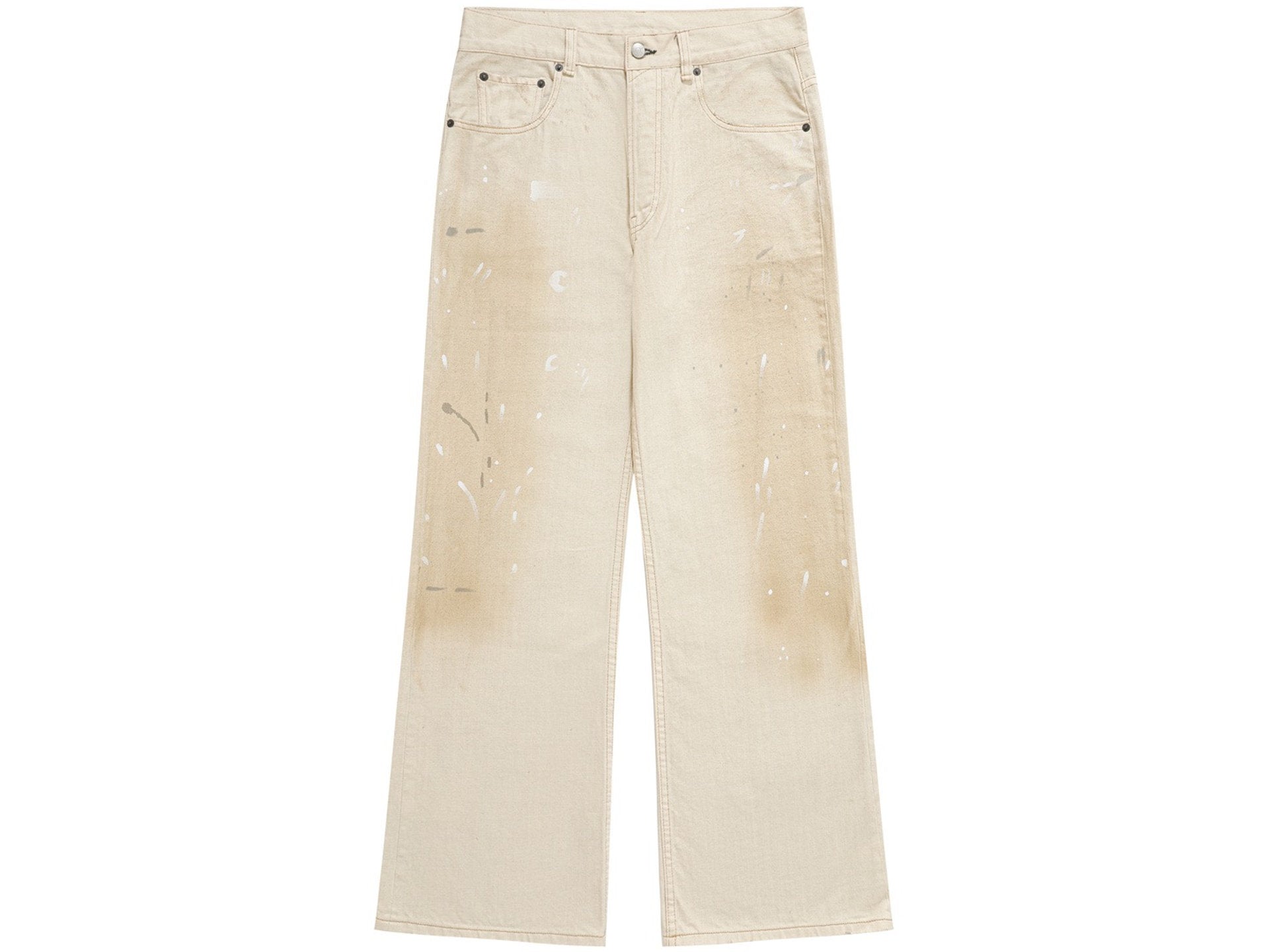 Falection FW26 Regular Fit Paint Splatter Jeans