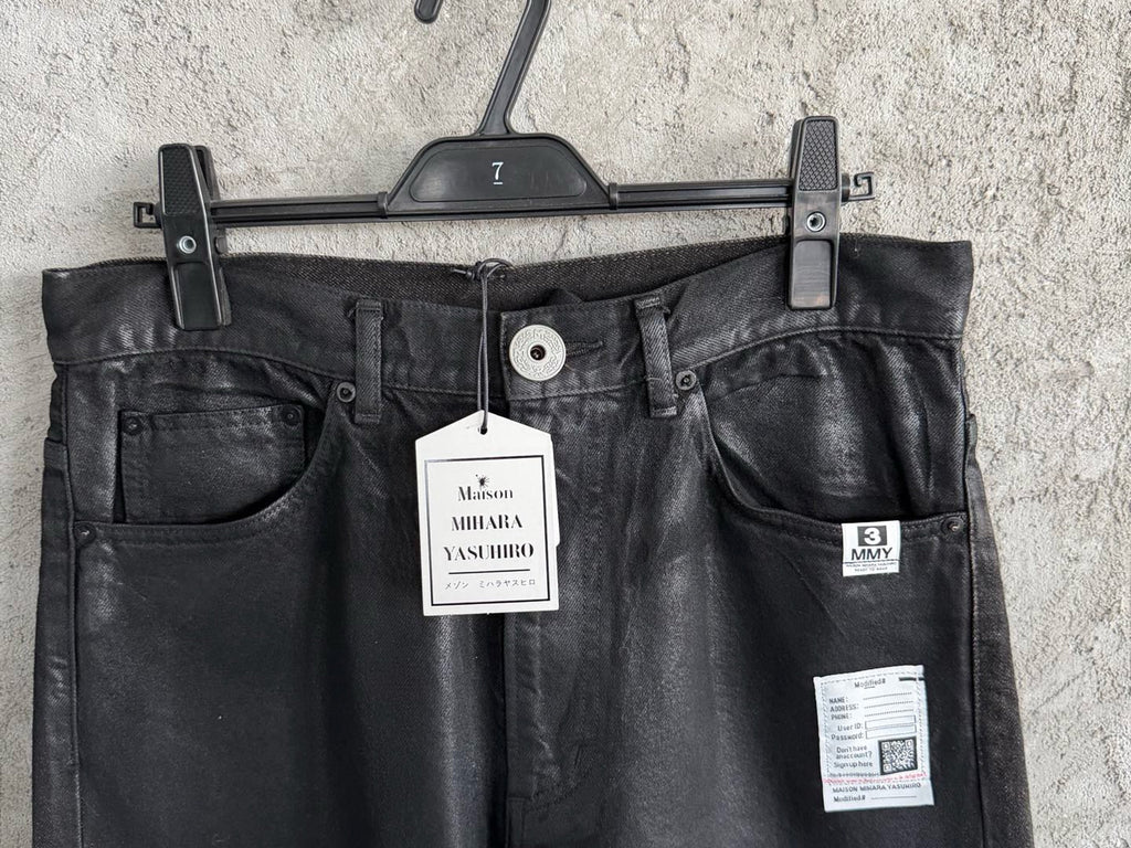 Falection MMY FW26 Coated Straight Leg Jeans