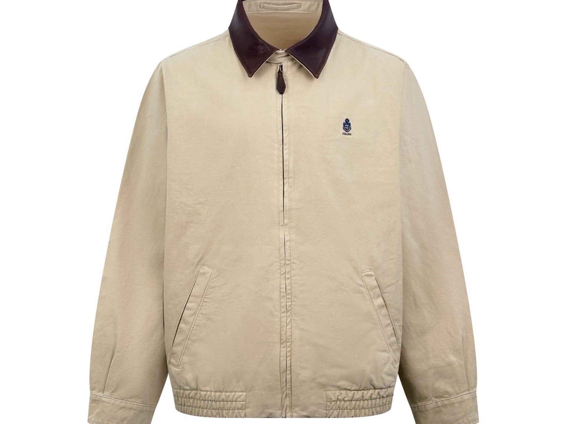 Falection FW26 Cotton Jacket with Leather Details