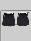 V Embroidered Jersey Shorts