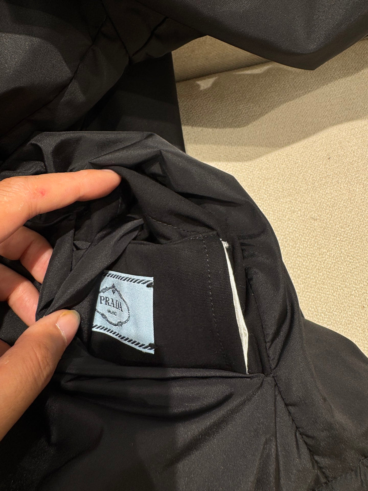Falection Prada Reversible Jacket Black