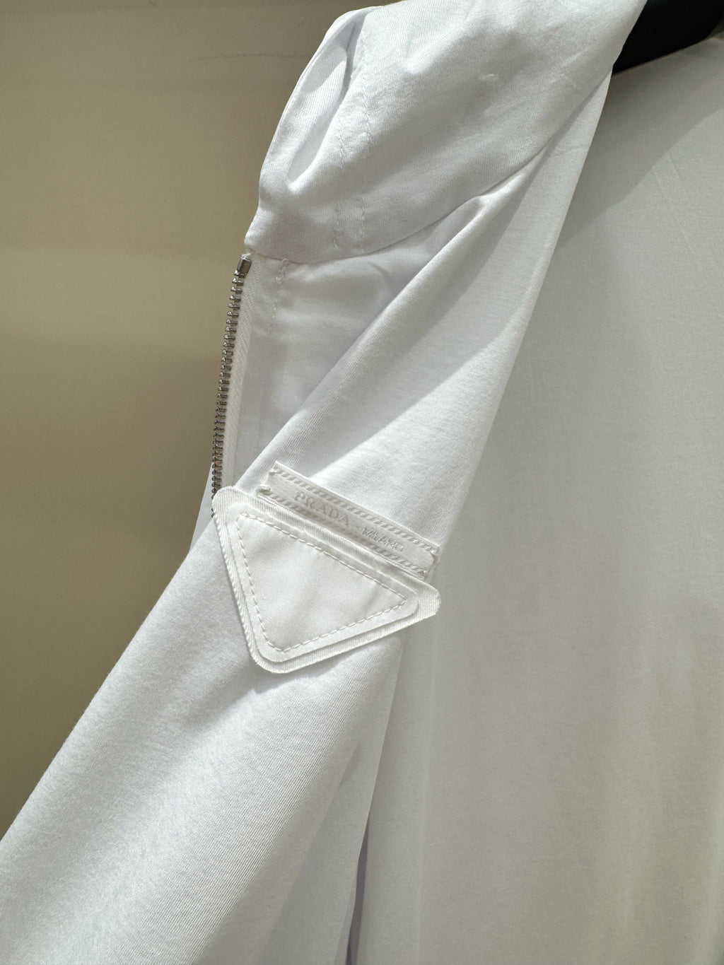 Falection Prada Reversible Jacket White
