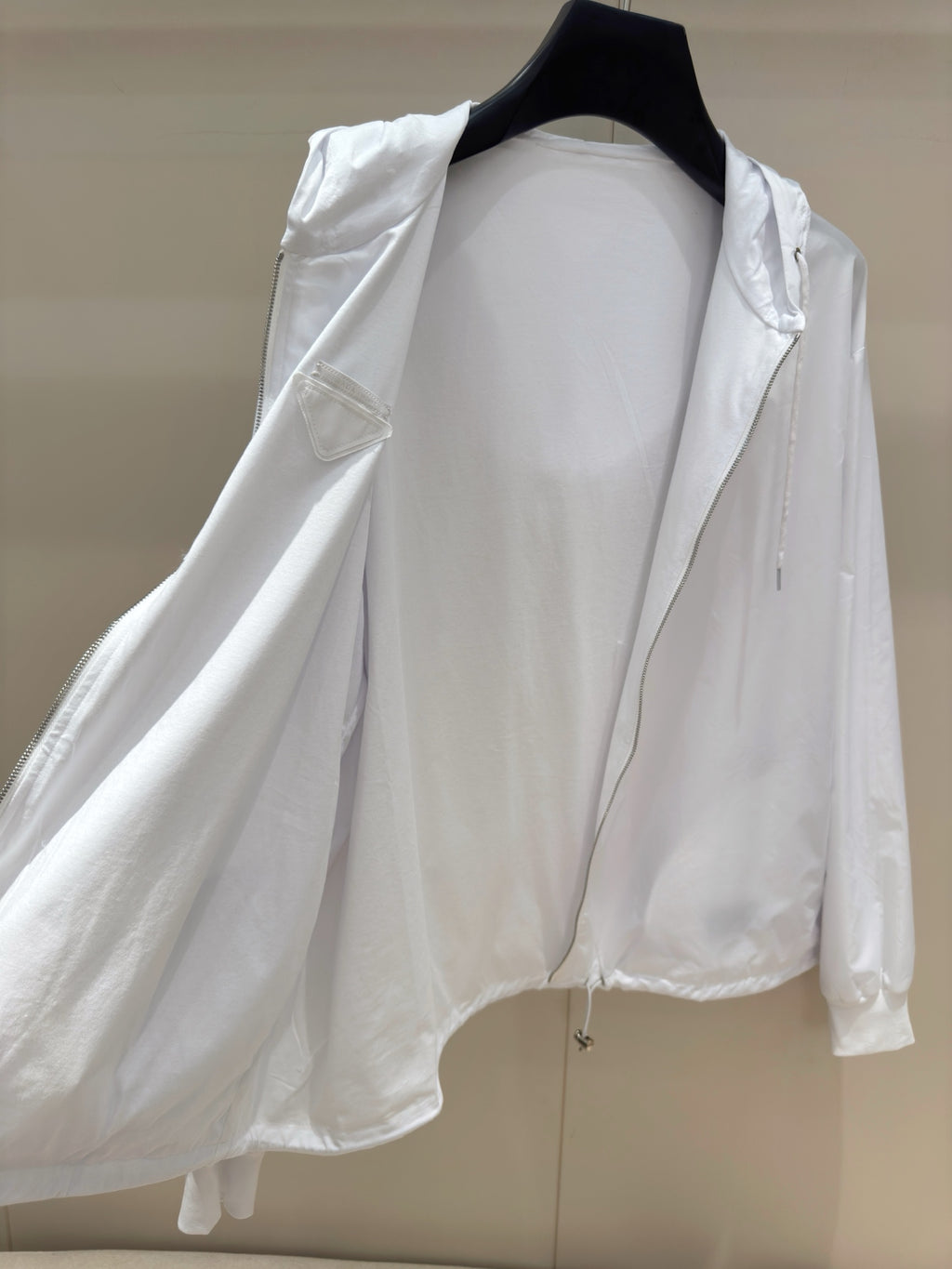 Falection Prada Reversible Jacket White