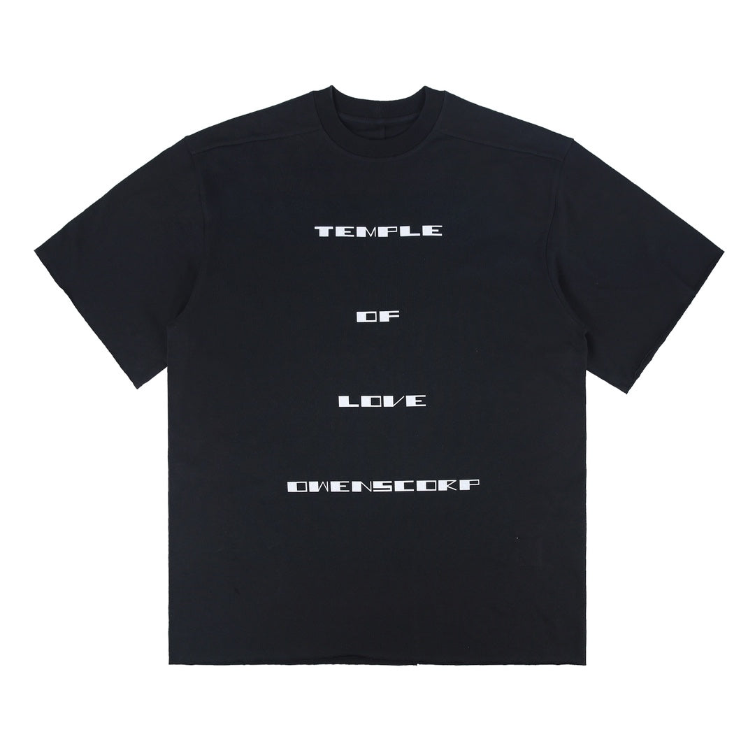 RO DRKSHDW Black temple jumbo ss tshirt