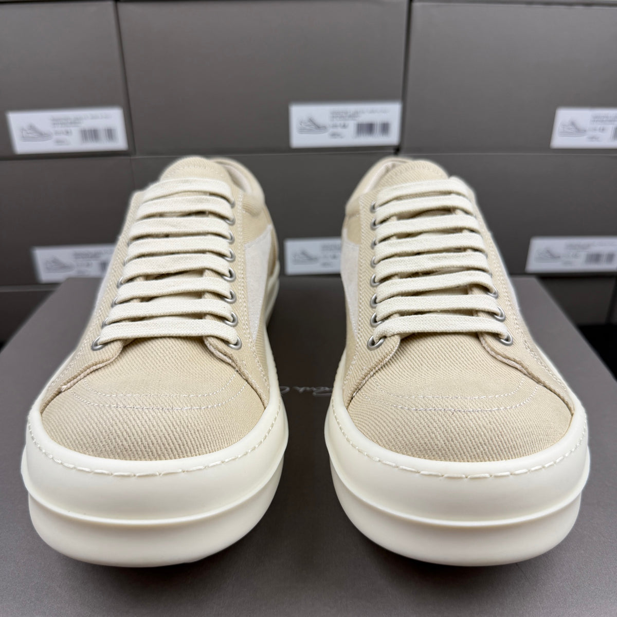 Falection Ro DRKSHDW Vintage Low sneakers flesh/milk
