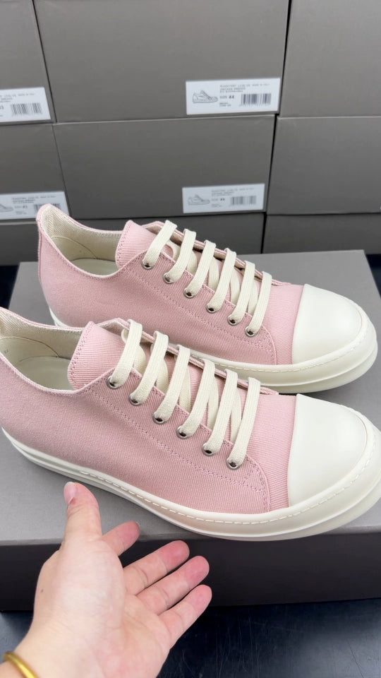 Falection Ro DRKSHDW EDFU Canvas Low sneakers faded pink