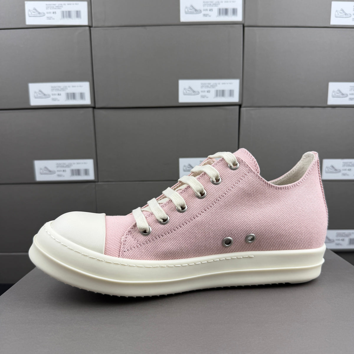 Falection Ro DRKSHDW EDFU Canvas Low sneakers faded pink
