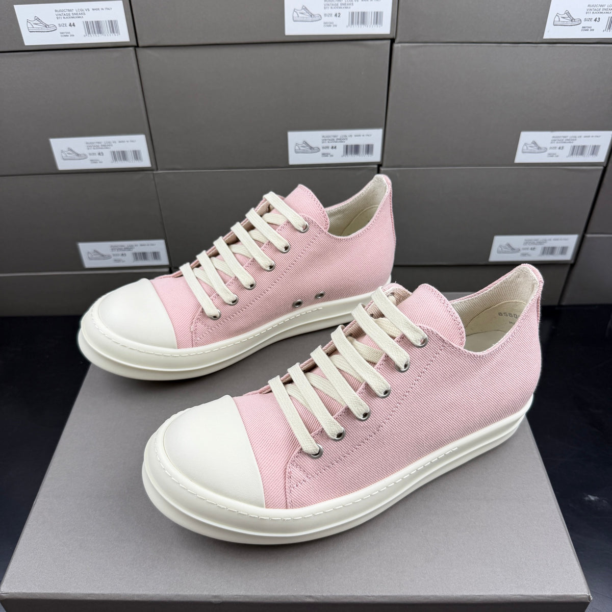 Falection Ro DRKSHDW EDFU Canvas Low sneakers faded pink