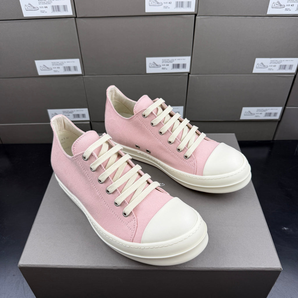 Falection Ro DRKSHDW EDFU Canvas Low sneakers faded pink