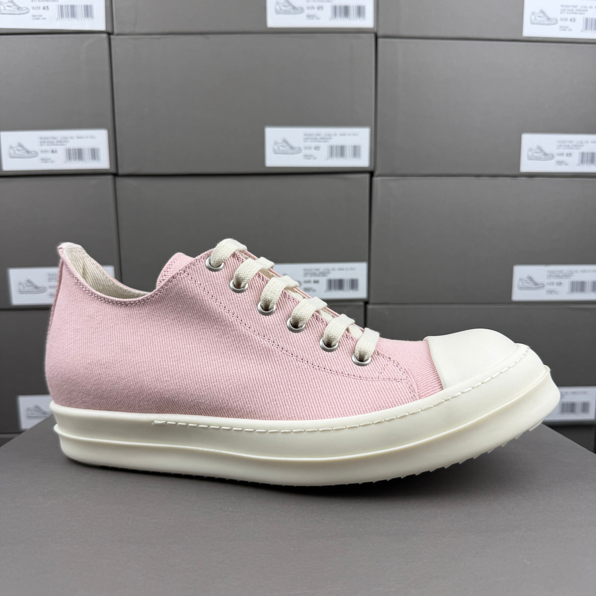 Falection Ro DRKSHDW EDFU Canvas Low sneakers faded pink