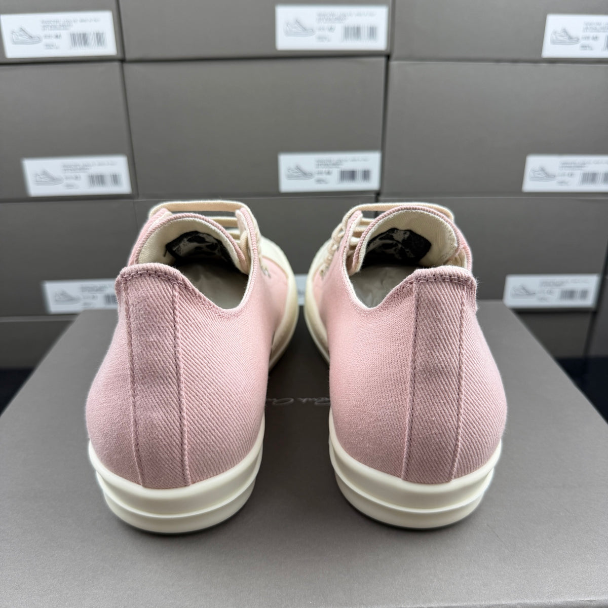 Falection Ro DRKSHDW EDFU Canvas Low sneakers faded pink