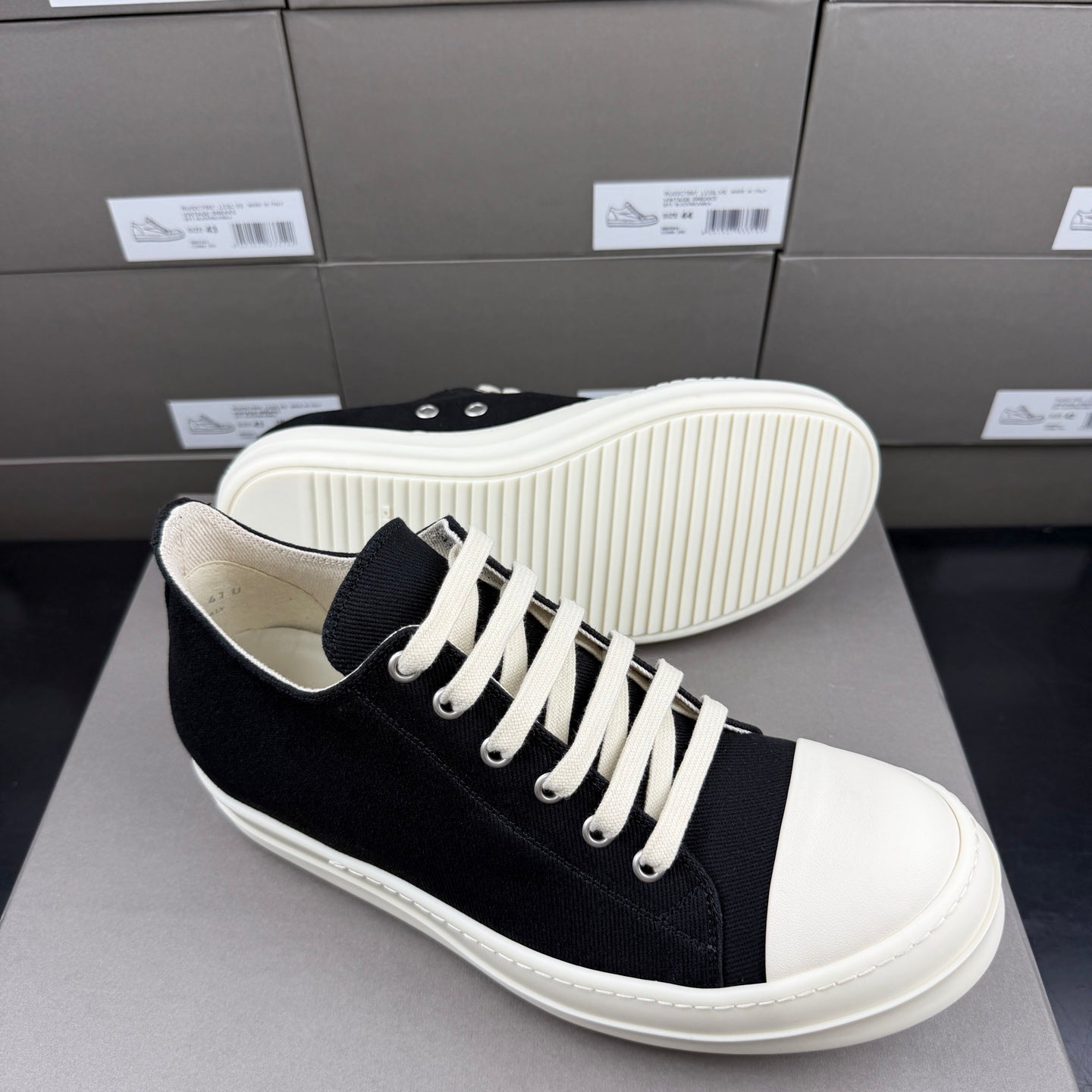 Falection Ro DRKSHDW Ramones Low sneakers black