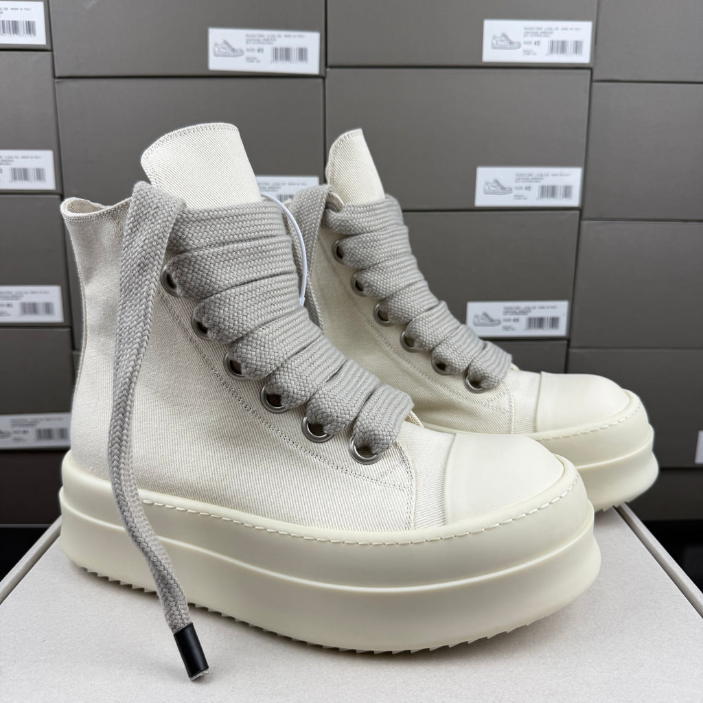 Falection Ro DRKSHDW Jumbo Lace High sneakers milk