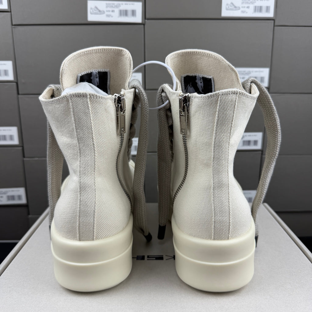 Falection Ro DRKSHDW Jumbo Lace High sneakers milk