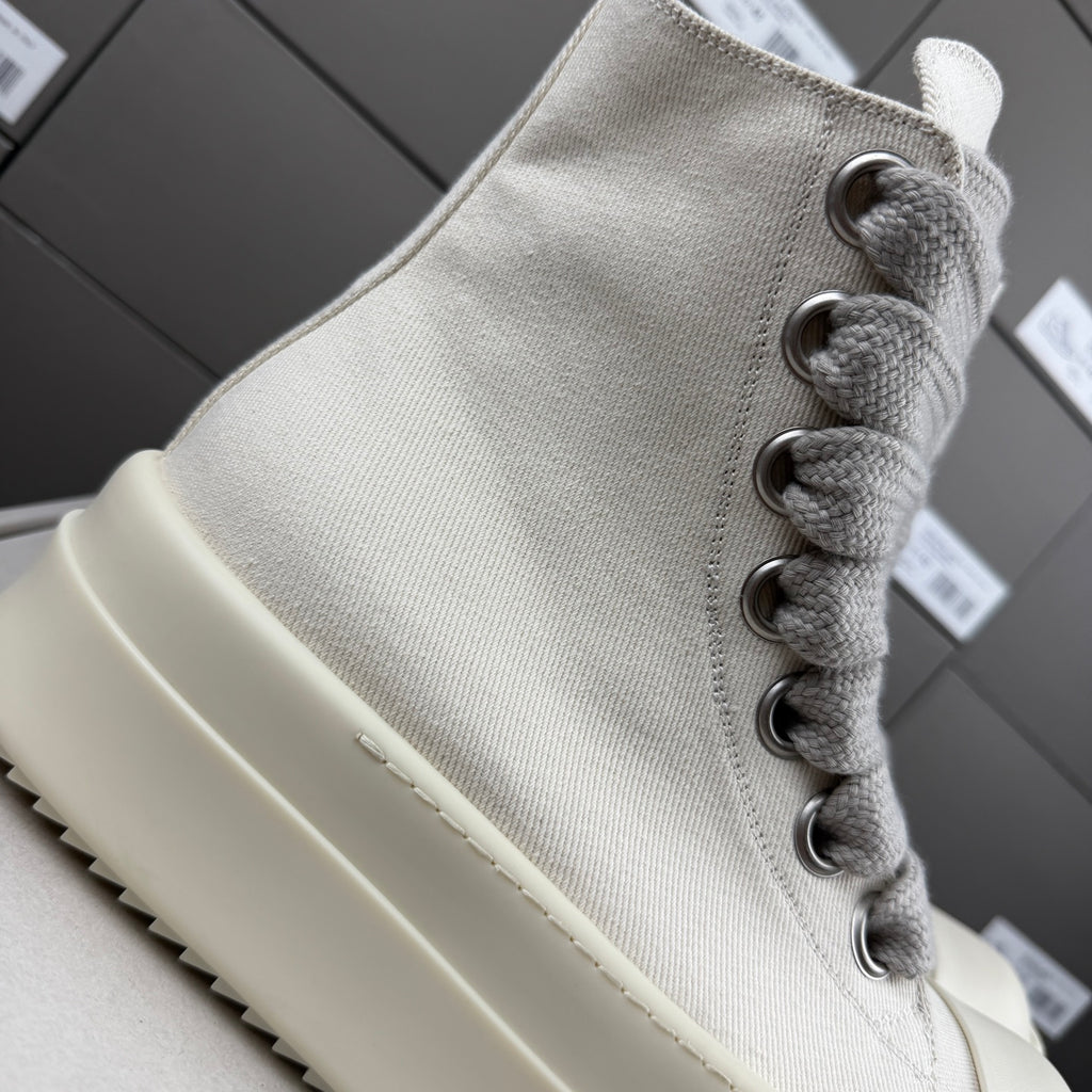 Falection Ro DRKSHDW Jumbo Lace High sneakers milk