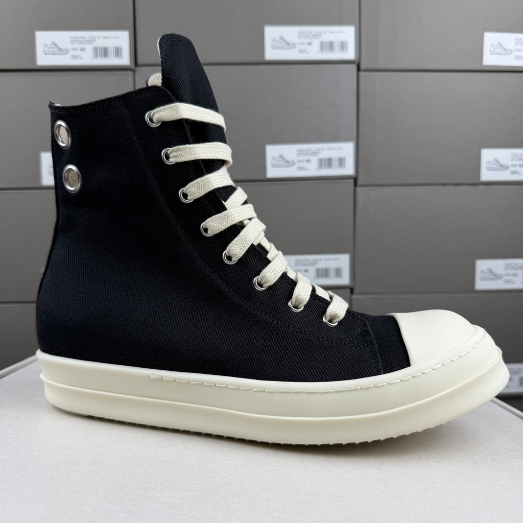 RO DRKSHDW Eyelet-Detailed High-Top Sneakers