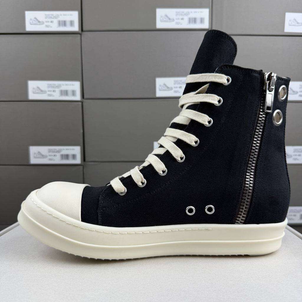 RO DRKSHDW Eyelet-Detailed High-Top Sneakers