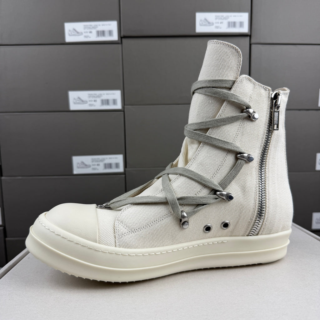 Falection RO DRKSHDW Strobe Cotton Denim Hexa High 'Natural