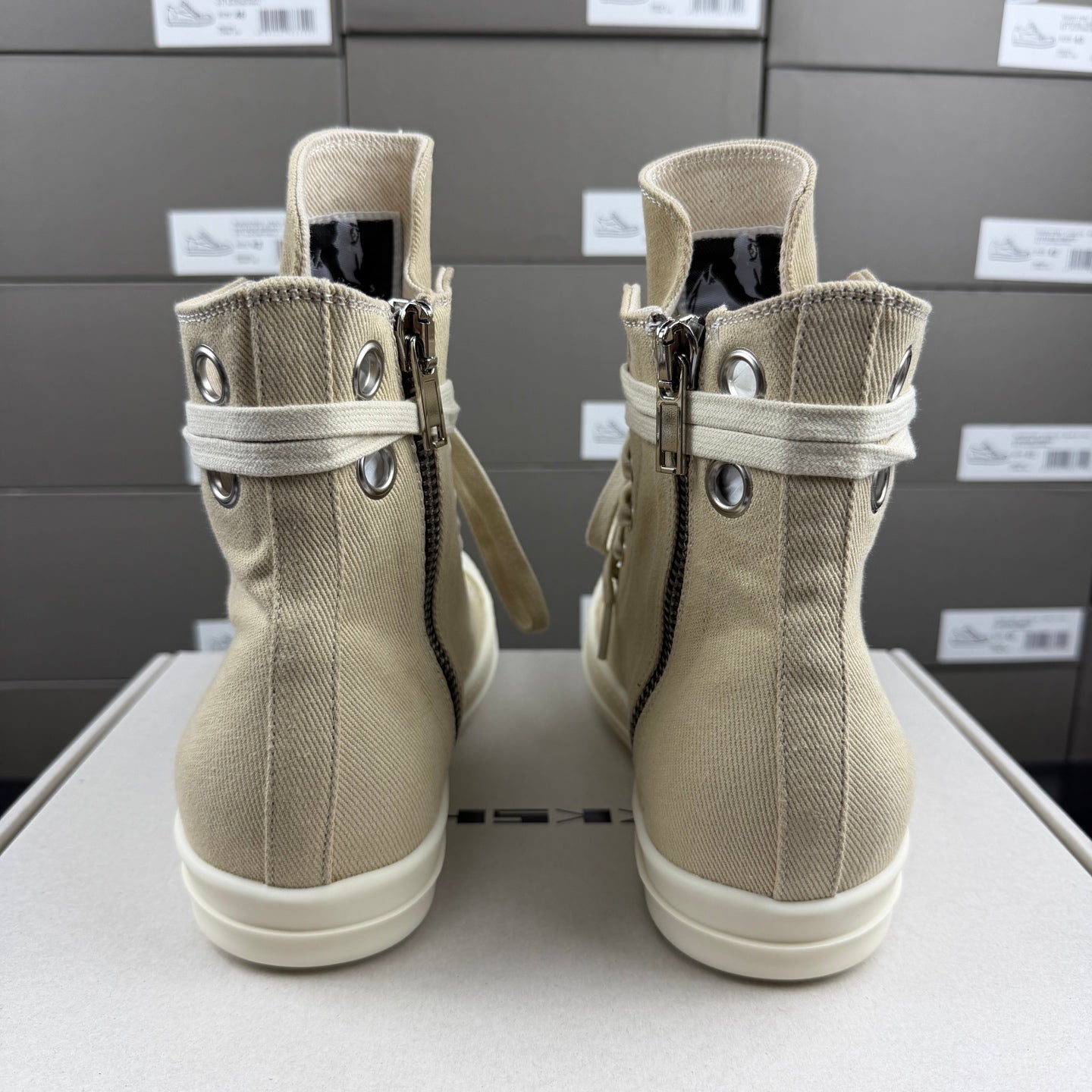 Falection RO DRKSHDW Denim High 'Parchment Milk'