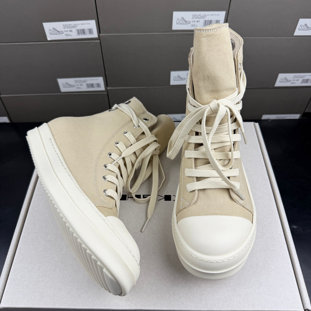 Falection RO DRKSHDW Denim High 'Parchment Milk'