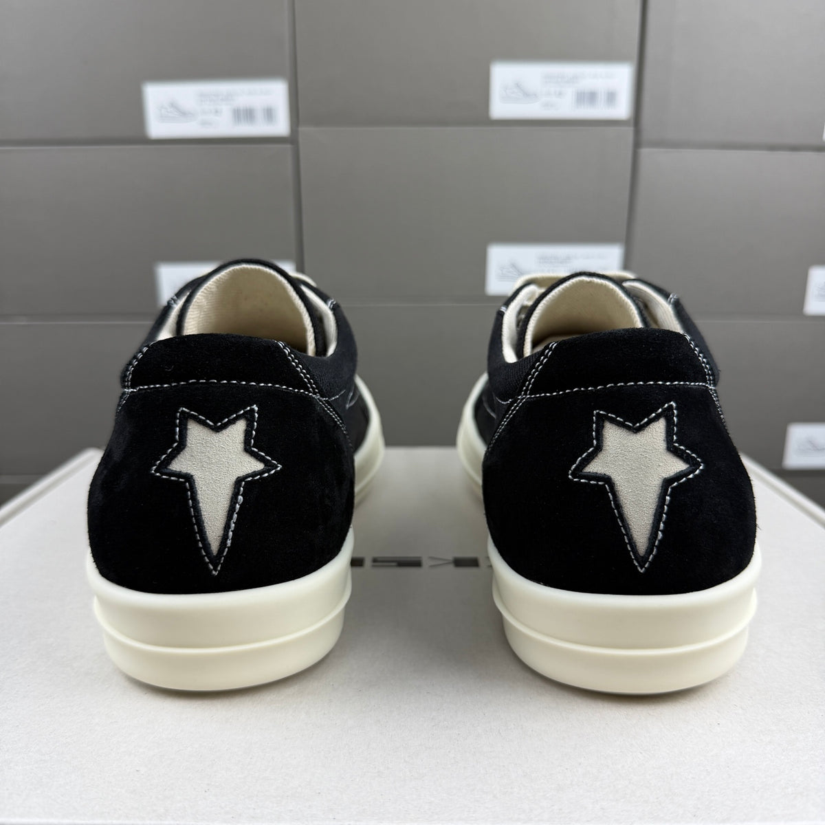 RO drkshdw temple penta vintage sneakers black milk