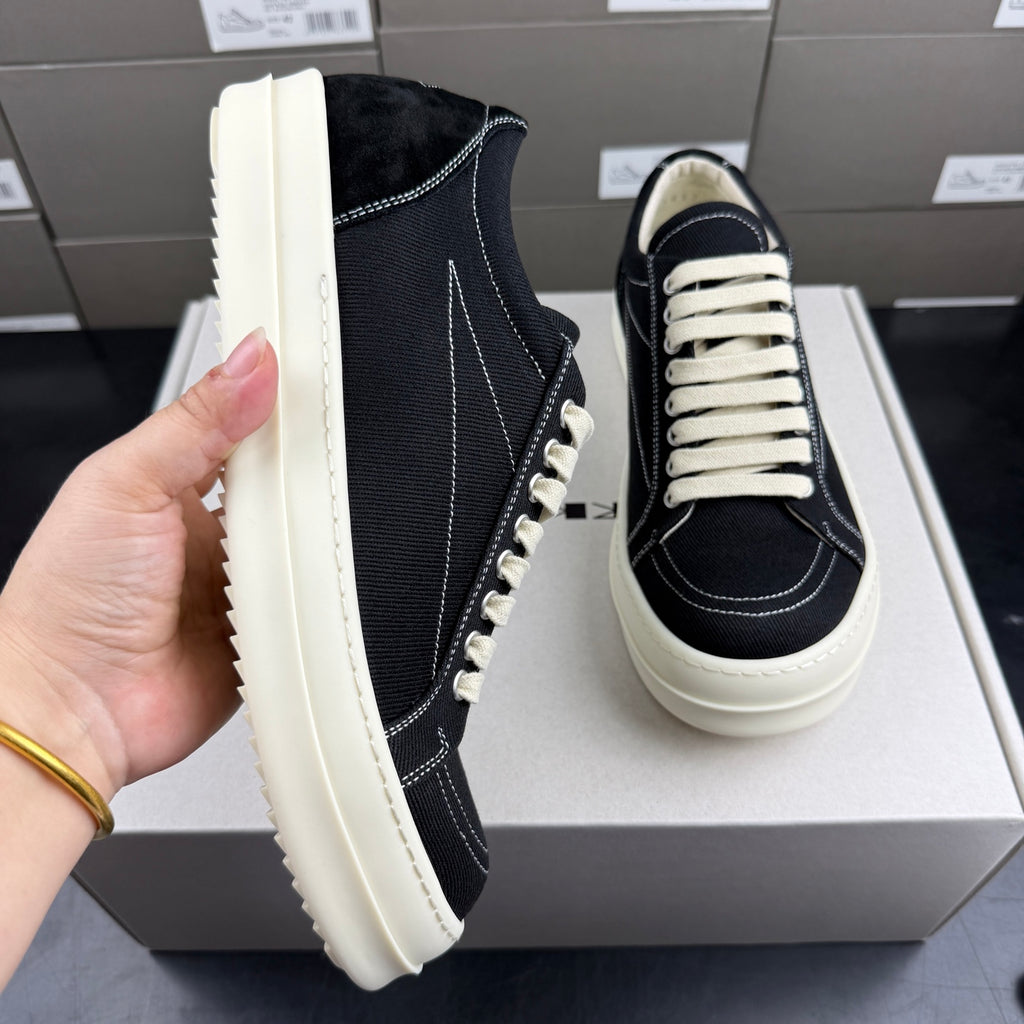 RO drkshdw temple penta vintage sneakers black milk