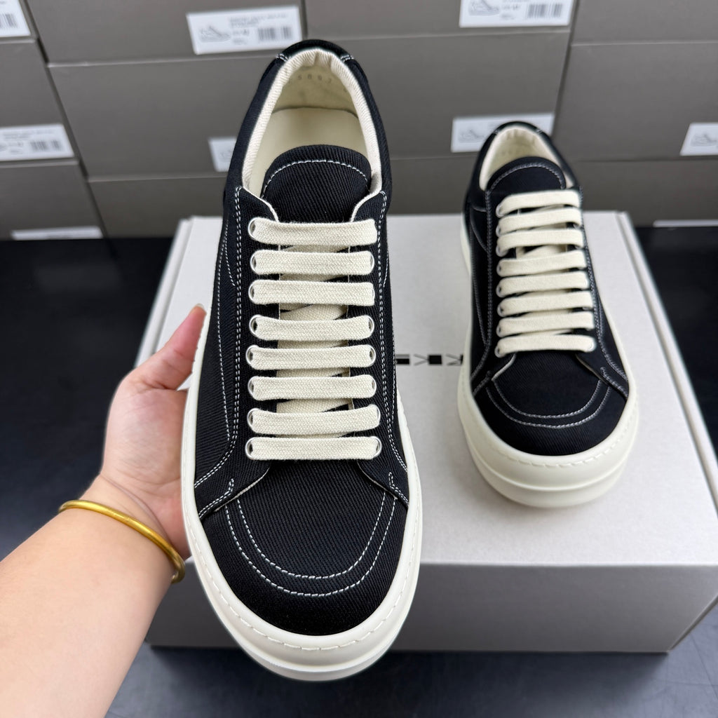 RO drkshdw temple penta vintage sneakers black milk