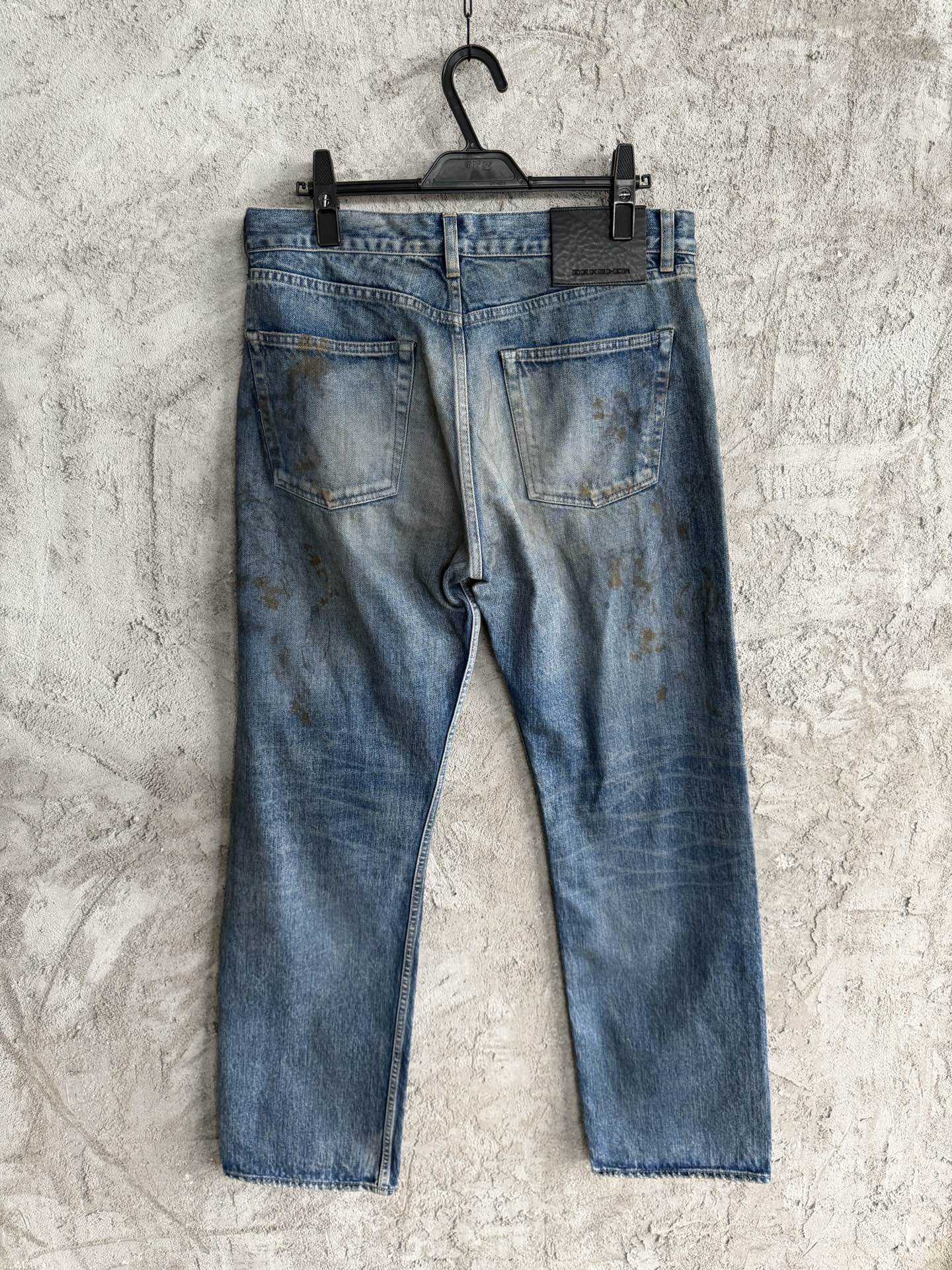falection RO washed distressed jeans DRKSHDW Blue Temple Kurdt Jeans