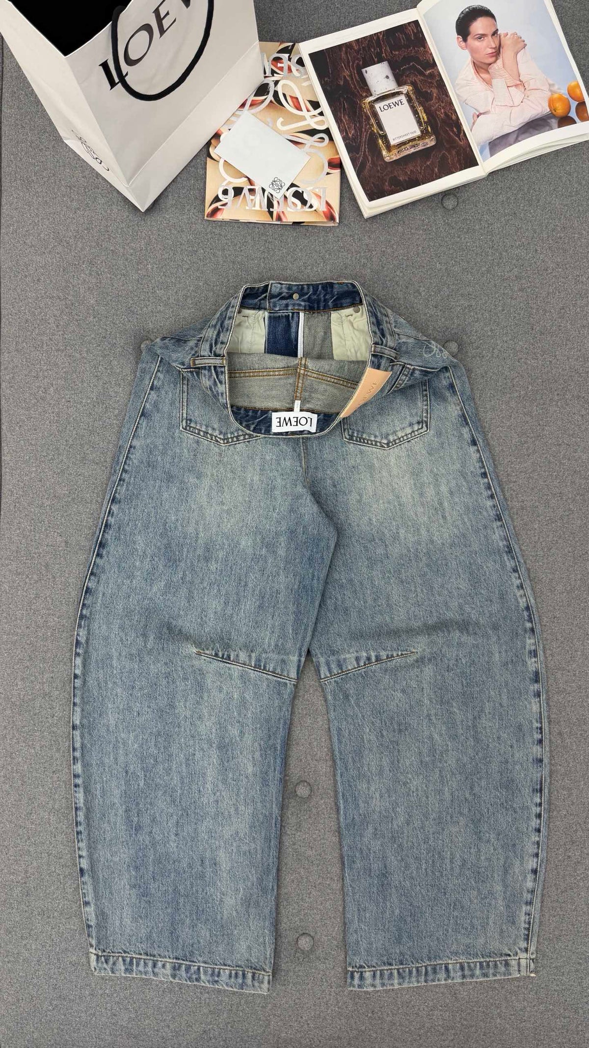 falection Barrel jeans in denim