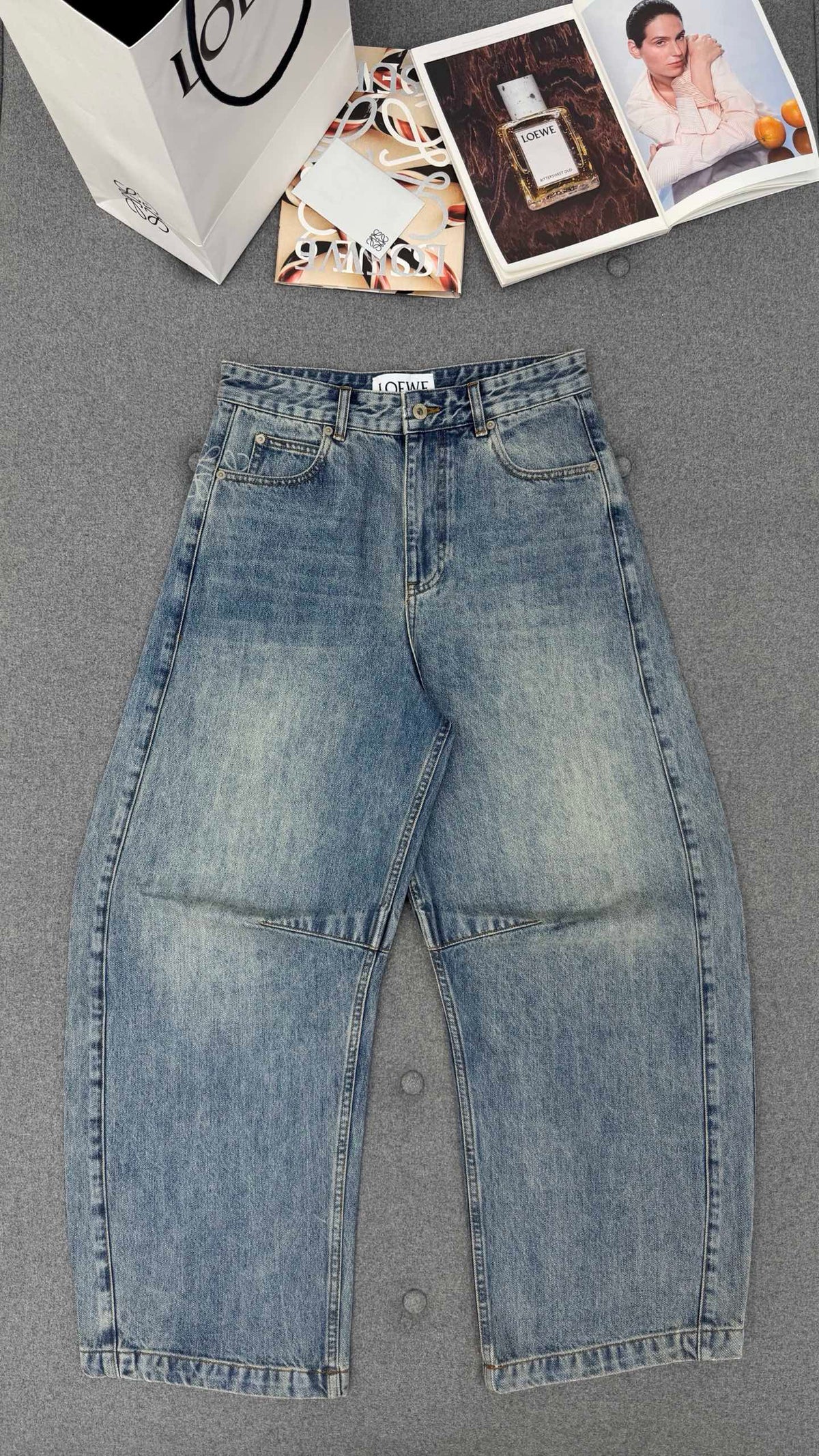 falection Barrel jeans in denim
