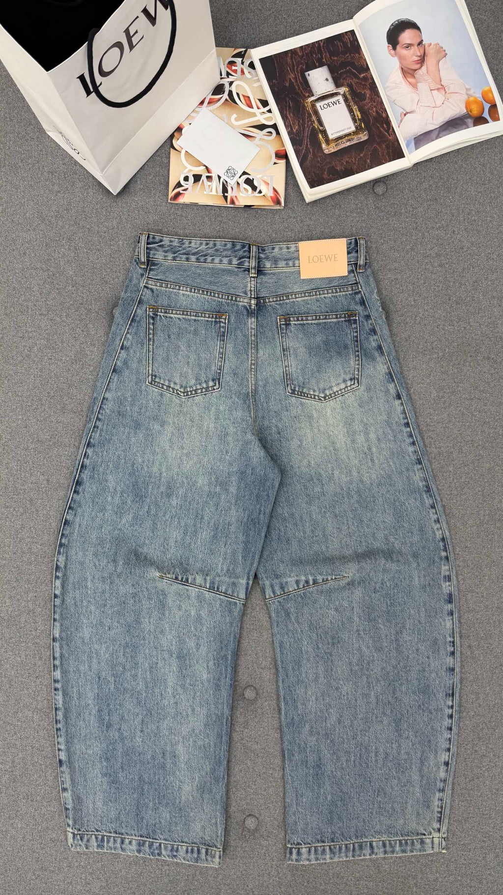 falection Barrel jeans in denim