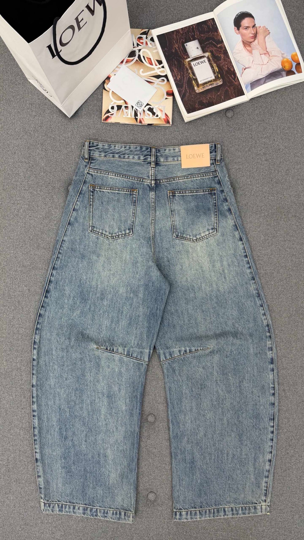 falection Barrel jeans in denim