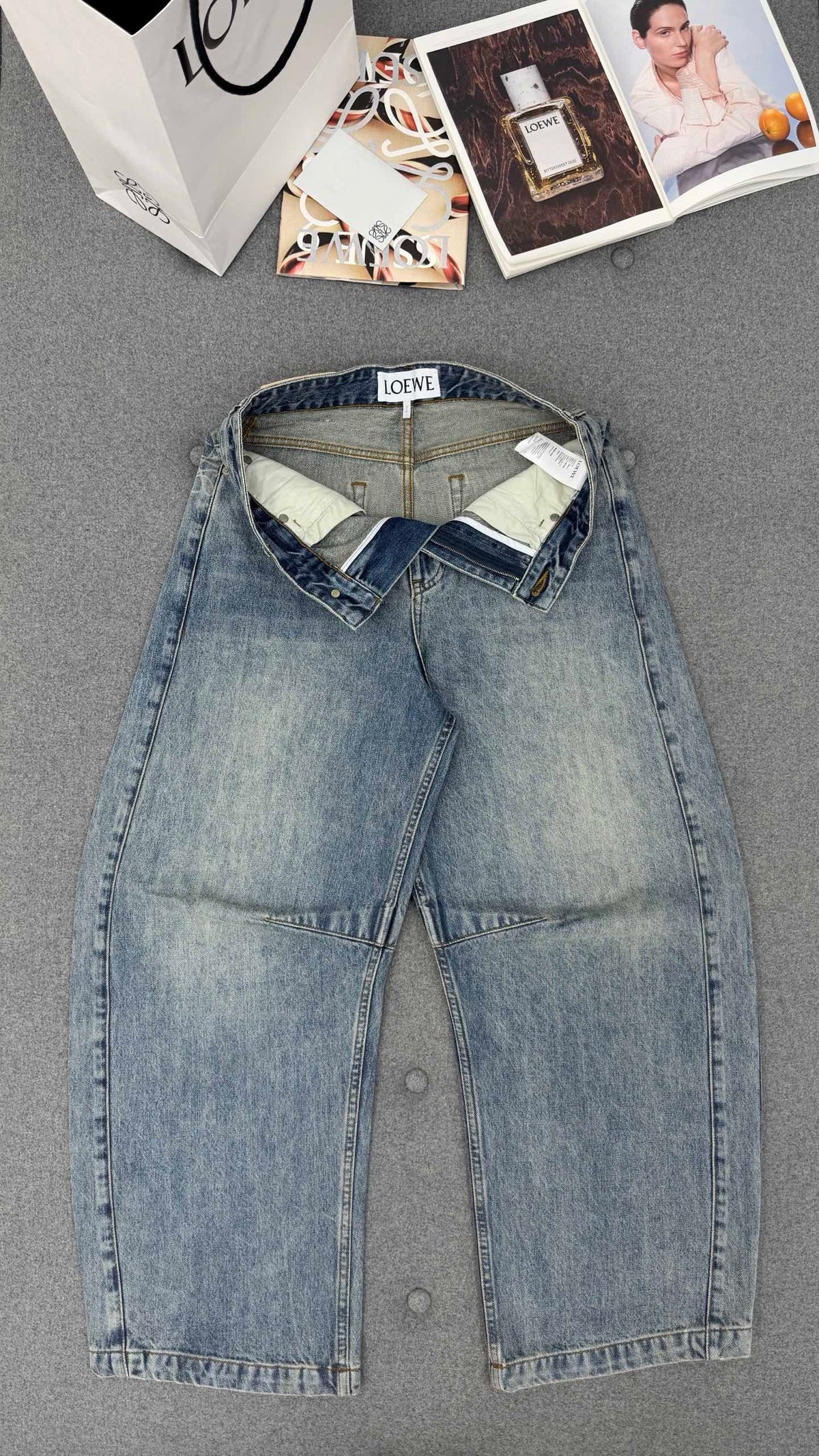 falection Barrel jeans in denim