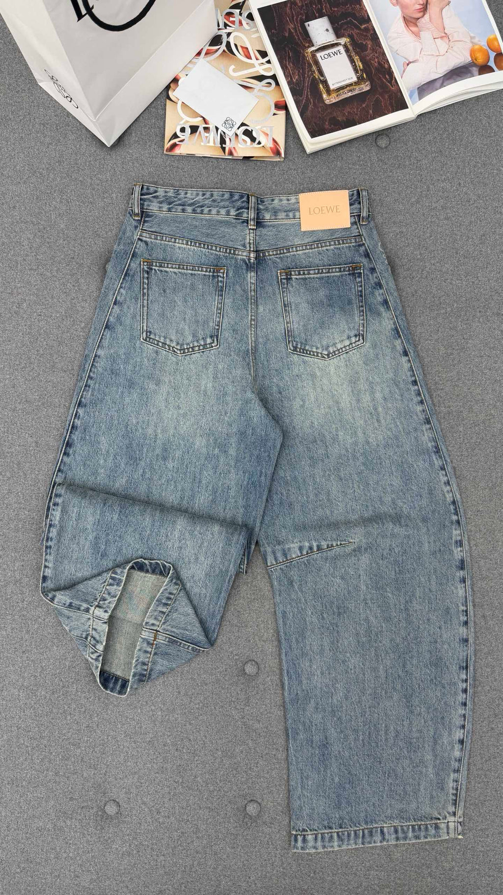 falection Barrel jeans in denim