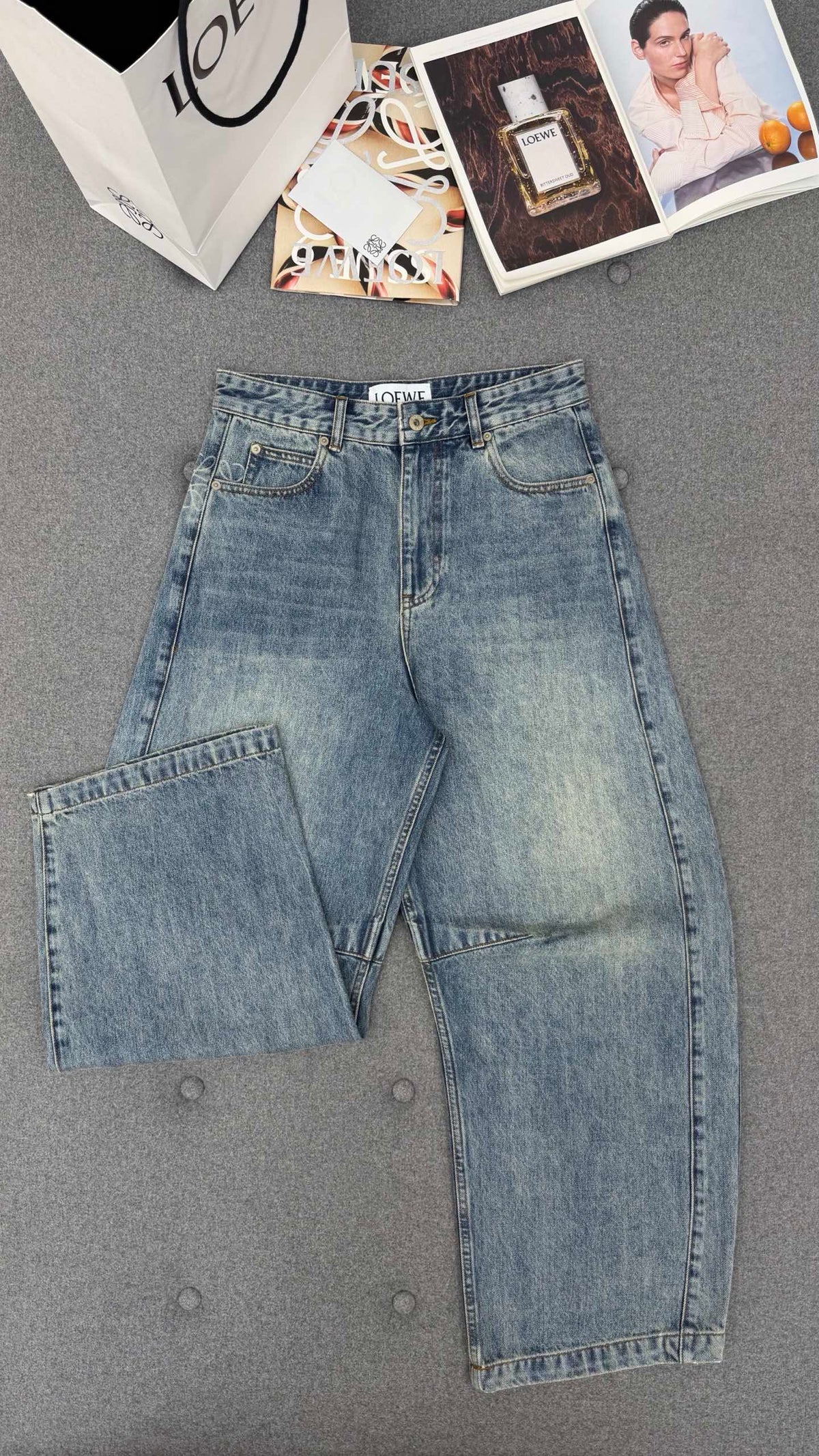 falection Barrel jeans in denim