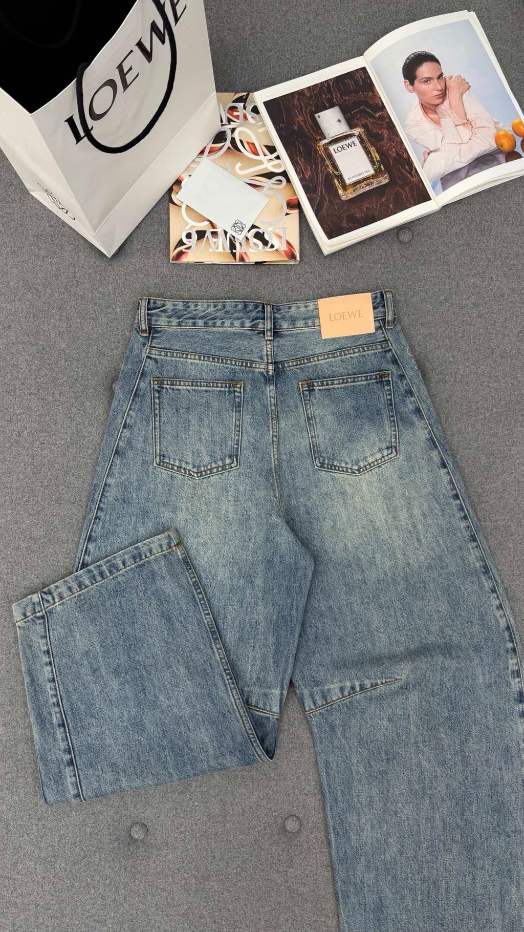 falection Barrel jeans in denim