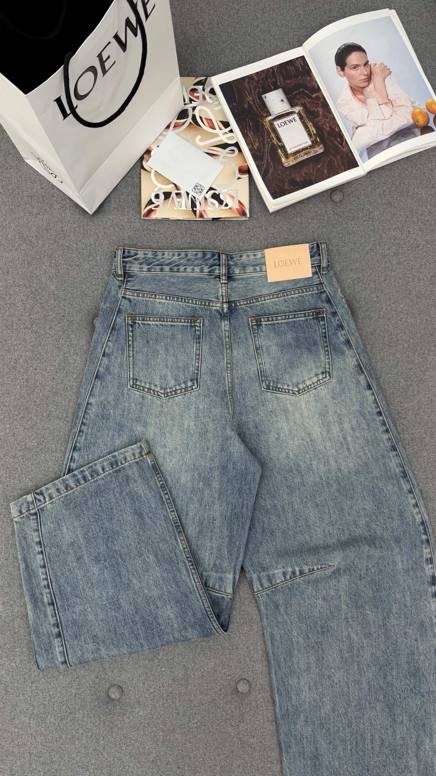 falection Barrel jeans in denim