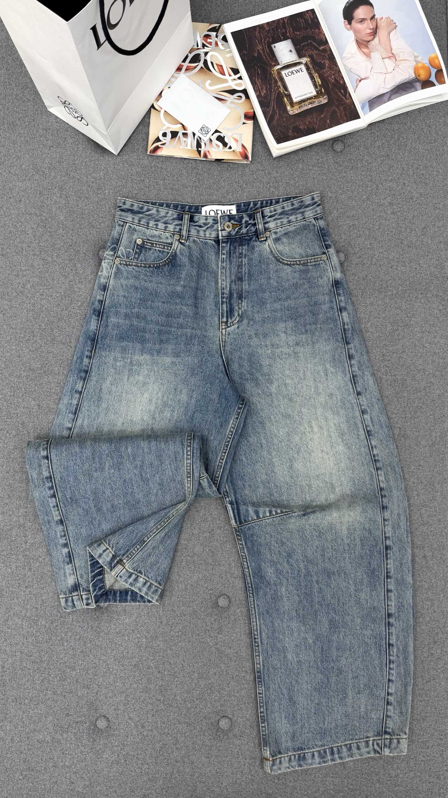 falection Barrel jeans in denim