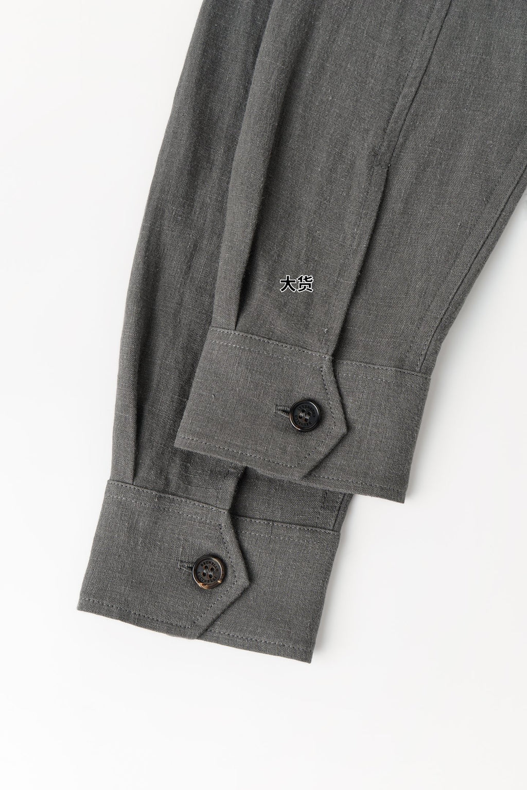 Brunello c Men’s Linen Easy Fit Shirt with Crête Details