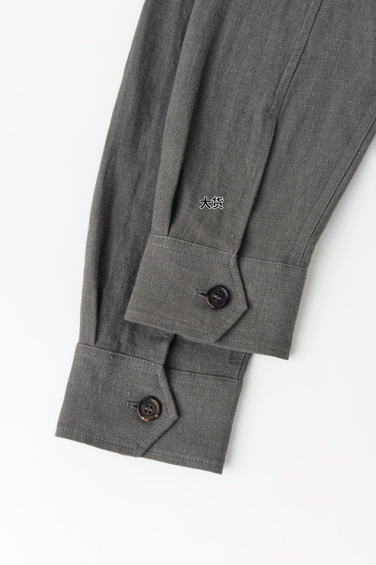 Brunello c Men’s Linen Easy Fit Shirt with Crête Details